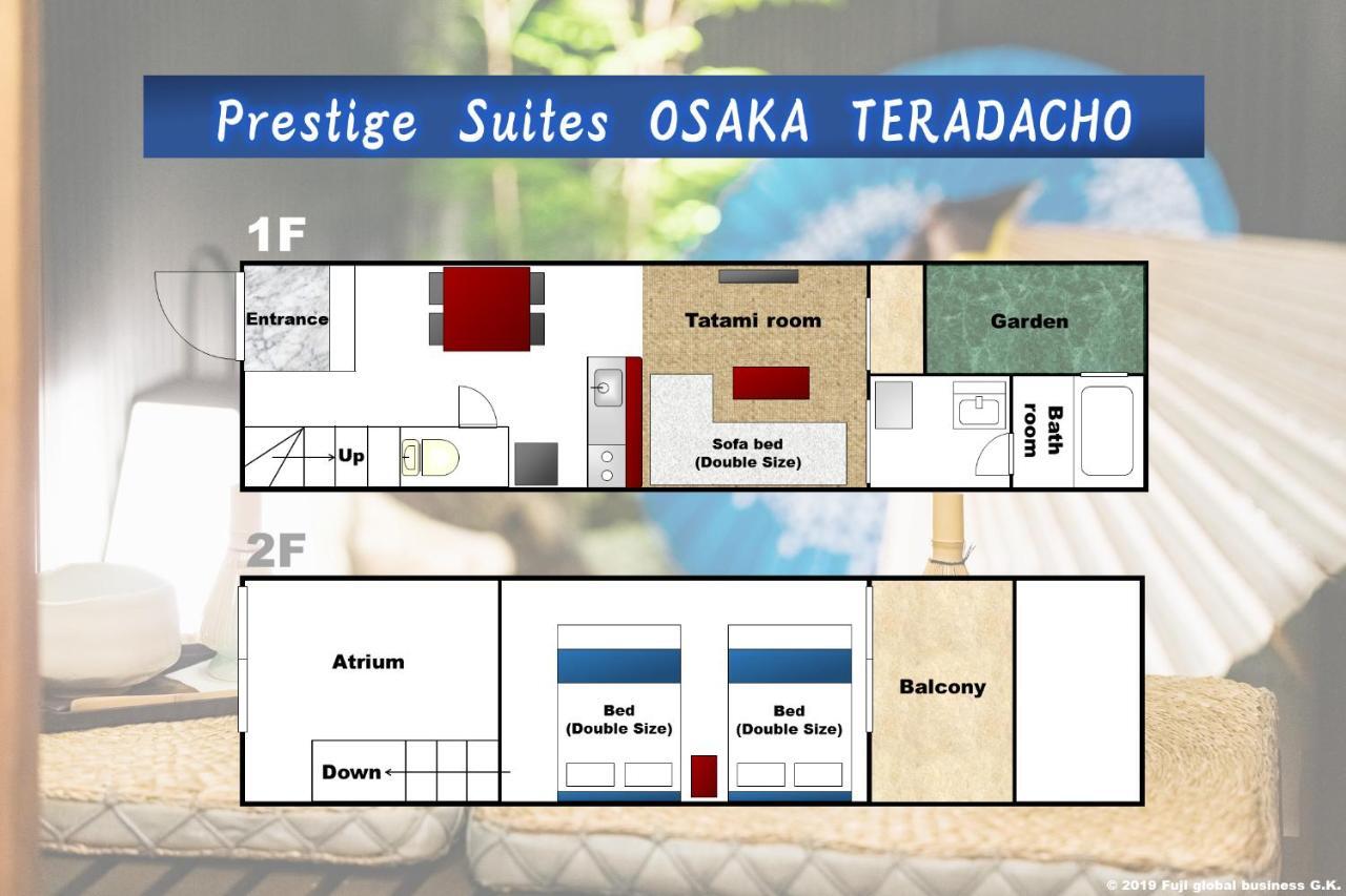 Prestige Suites Osaka Teradacho Esterno foto